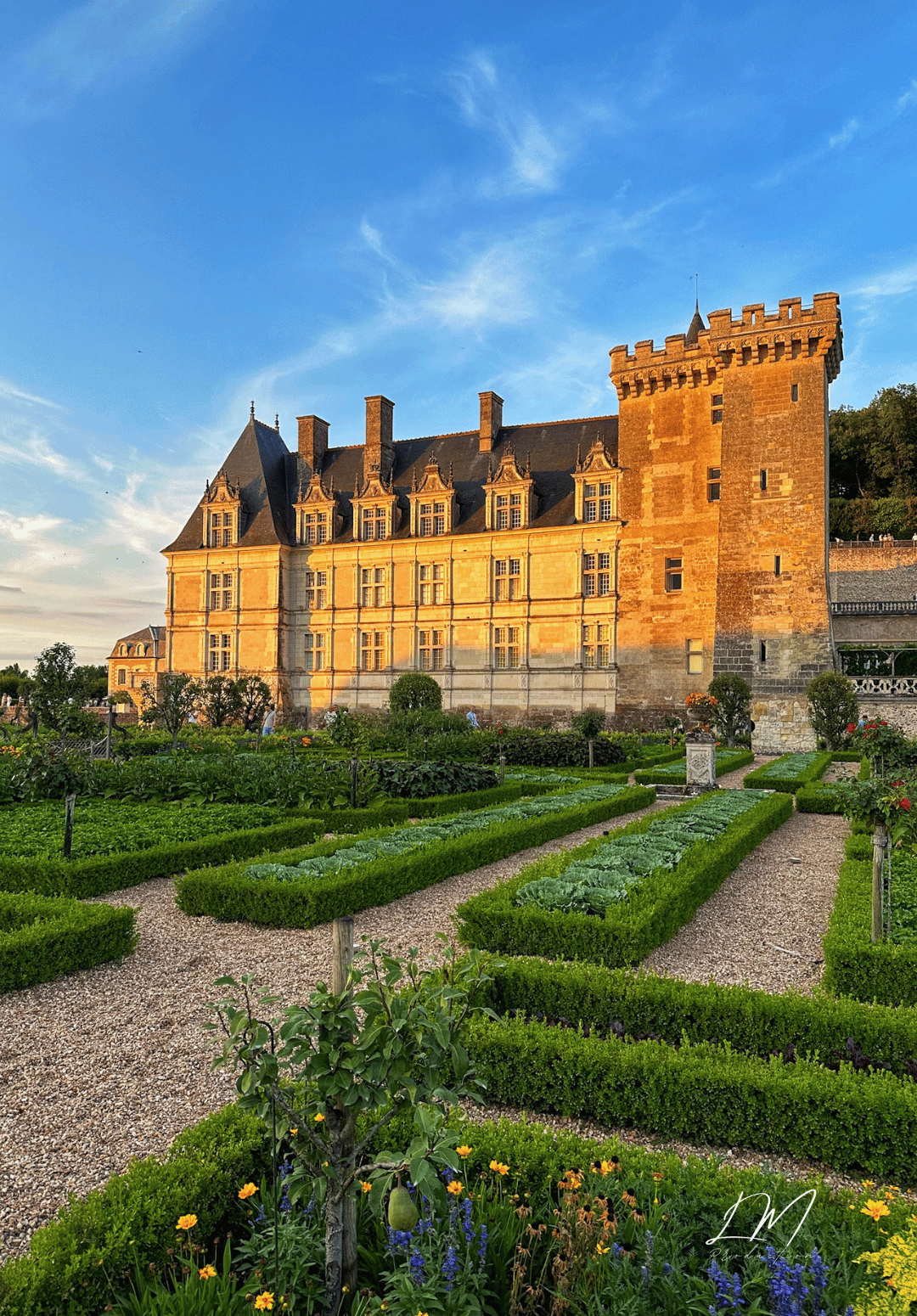 Château et jardins de Villandry en Touraine photographiés par LM Production, photographe et vidéaste professionnelle spécialisée dans la valorisation du patrimoine.
